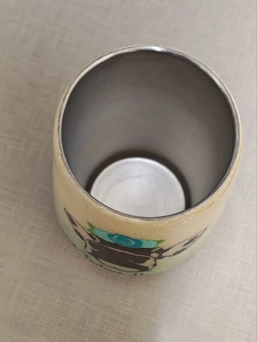 Not Today Heifer Glitter Ceramic Tumbler - Green